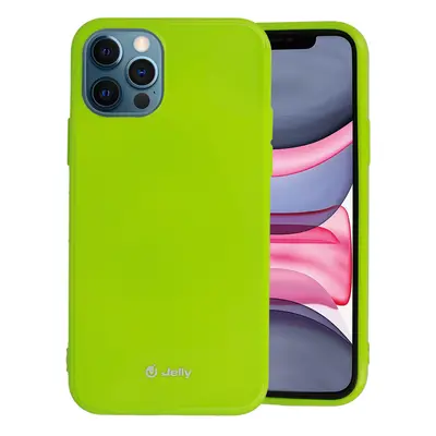 Kryt Jelly Case pro iPhone 12 - 12 Pro limetkový