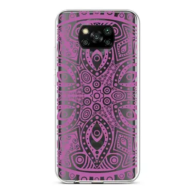 Kryt TopQ Xiaomi Poco X3 silikon Violet Mandala 60828