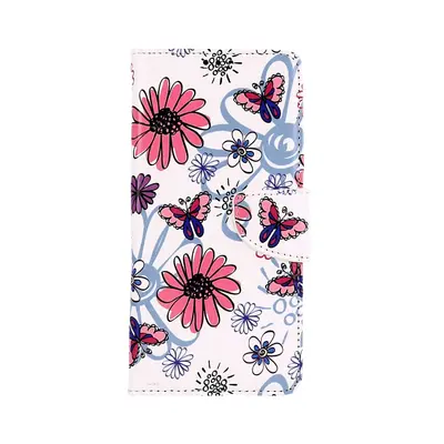 Pouzdro TopQ Xiaomi Redmi Note 12 5G knížkové Flowers 95650