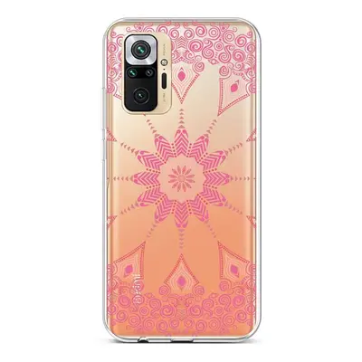 Kryt TopQ Xiaomi Redmi Note 10 Pro silikon Pink Mandala 58104