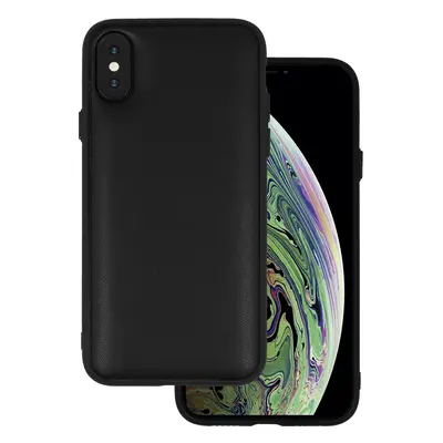 Kožené 3D pouzdro pro Iphone X/XS design 1 černé