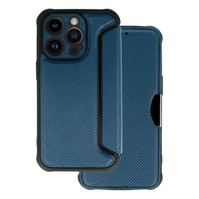 Pouzdro Razor Carbon Book pro Iphone 14 Pro navy