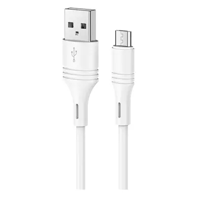 Kabel Borofone BX43 CoolJoy - USB na Micro USB - 2,4A 1 metr bílý