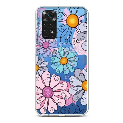 Kryt TopQ Xiaomi Redmi Note 11 silikon Colorful Daisy 71869