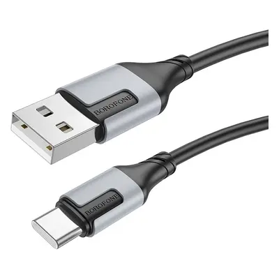 Kabel Borofone BX101 Creator - USB na typ C - 3A 1 metr černý