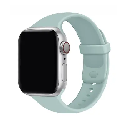 Silikonový řemínek TopQ Gummy pro Apple Watch 42-44-45-49 mm bledě modrý 95829