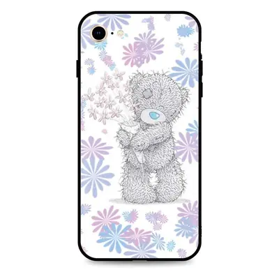 Kryt TopQ iPhone SE 2022 silikon Floral Teddy 74523