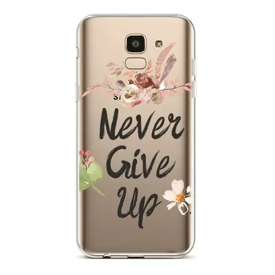 Kryt TopQ Samsung J6 silikon Never Give Up 37886