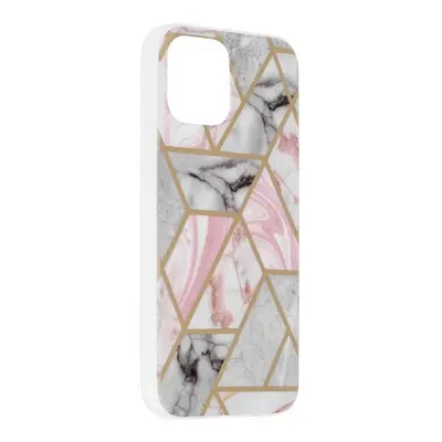 Kryt iPhone 12 Marble Pink Hex 84541