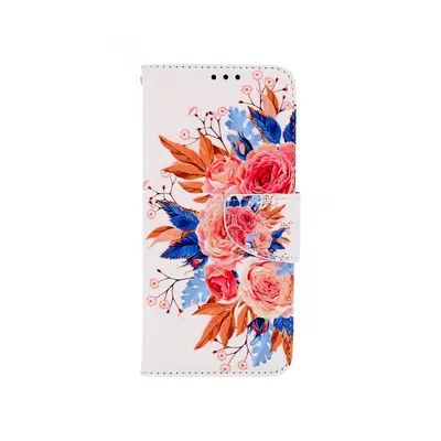 Pouzdro TopQ Xiaomi Redmi Note 11 knížkové Kytice 73623