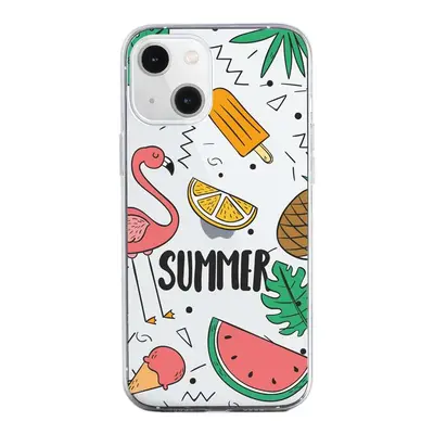 Kryt TopQ iPhone 13 silikon Summer 64640