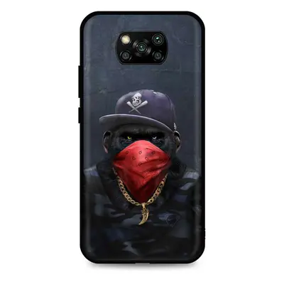 Kryt TopQ Xiaomi Poco X3 silikon Monkey Gangster 60924