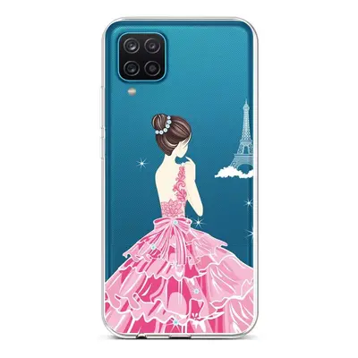 Kryt TopQ Samsung A12 silikon Pink Princess 57760