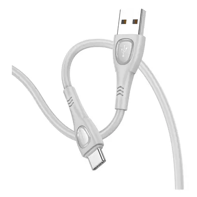 Kabel Borofone BX98 Superior - USB na Typ C - 3A 1 metr šedý