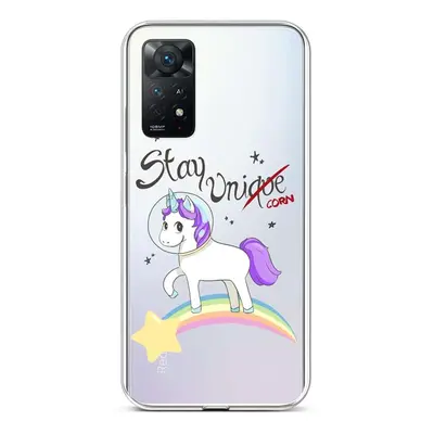 Kryt TopQ Xiaomi Redmi Note 11 Pro silikon Stay Unicorn 68051