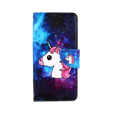 Pouzdro TopQ Honor X8 knížkové Space Unicorn 93600