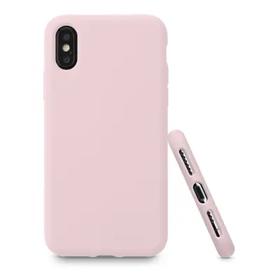 Ochranný silikonový kryt CellularLine SENSATION pro Apple iPhone X/XS, starorůžový