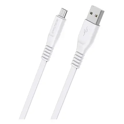 Borofone kabel BX23 Wide Power - USB na MicroUSB - 2,4A 1 metr bílý