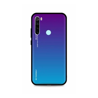 Kryt TopQ LUXURY Xiaomi Redmi Note 8 pevný duhový purpurový 93528