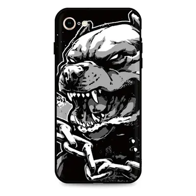 Kryt TopQ iPhone SE 2022 silikon Agressive Pitbull 74498