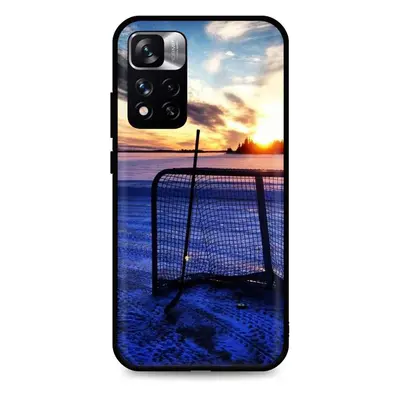 Kryt TopQ Xiaomi Redmi Note 11 Pro+ 5G silikon Hockey Sunset 72580