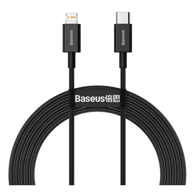 Baseus CATLYS-C01 Superior Fast Charging Datový Kabel USB-C to Lightning 20W 2m Black