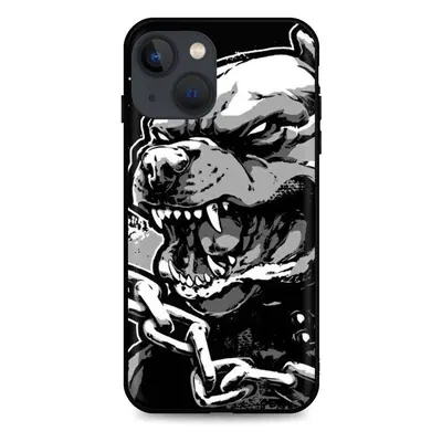 Kryt TopQ iPhone 13 mini silikon Agressive Pitbull 65392