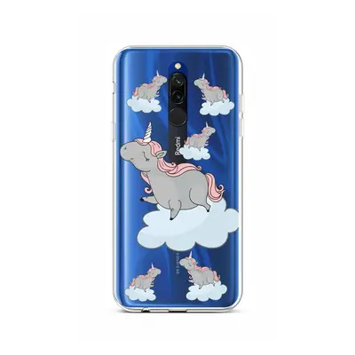 Kryt TopQ Xiaomi Redmi 8 silikon Grey Unicorns 48187