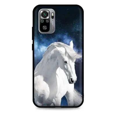 Kryt TopQ Xiaomi Redmi Note 10S silikon White Horse 62354