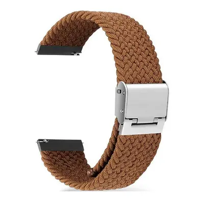 Pletený řemínek TopQ Braid pro Apple Watch 3-4-5-6-SE 42-44mm hnědý 60386