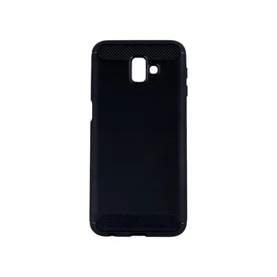 Pouzdro TopQ Samsung J6+ silikon černý 35070