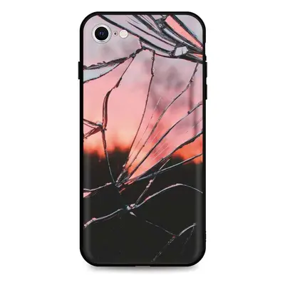 Kryt TopQ LUXURY iPhone SE 2022 pevný Pink Broken 74075