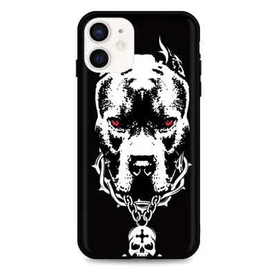 Kryt TopQ iPhone 12 mini silikon Fighting Dog 53281