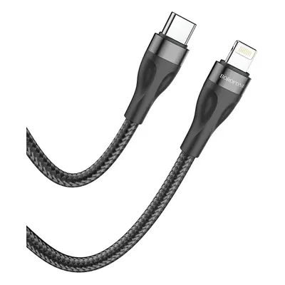 Borofone Kabel BX61 Source - Type C to Lightning - PD 20W 1 metr černý