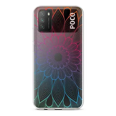 Kryt TopQ Xiaomi Poco M3 silikon Rainbow Mandala 60635