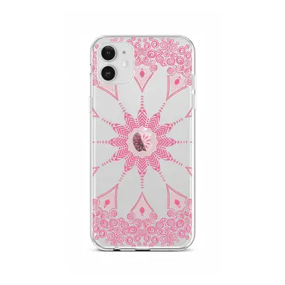 Kryt TopQ iPhone 12 silikon Pink Mandala 55328