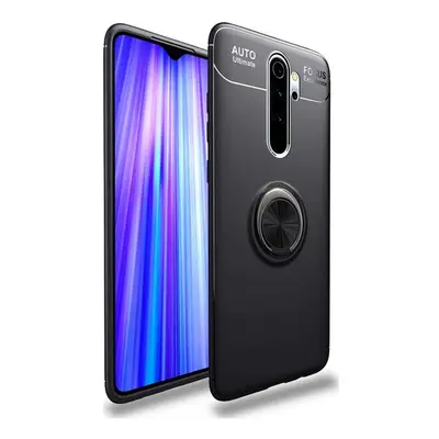 Kryt TopQ Xiaomi Redmi 9 silikon černý s černým prstenem 52733