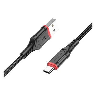 Kabel Borofone BX67 - USB na typ C - 3A 1 metr černý