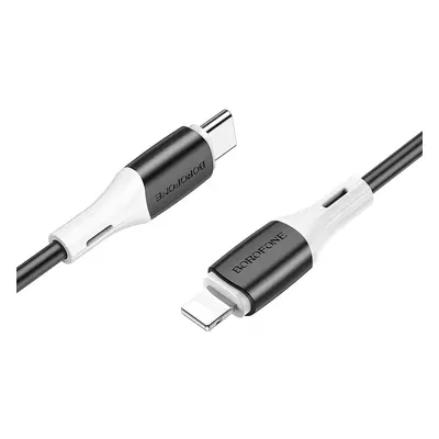 Kabel Borofone BX79 - Type C to Lightning - PD 20W 1 metr černý