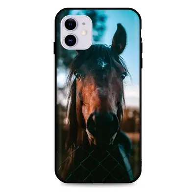 Kryt TopQ iPhone 11 silikon Horse 48886