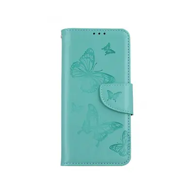 Pouzdro TopQ Xiaomi Redmi Note 11 knížkové Butterfly zelené 73694