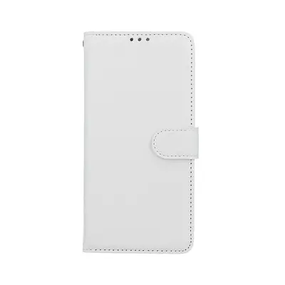 Pouzdro TopQ Xiaomi Redmi Note 12 5G knížkové bílé s přezkou 95408