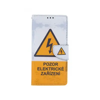 Pouzdro TopQ Huawei P Smart Pro knížkové Pozor elektrické zařízení 47351