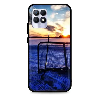 Kryt TopQ Realme 8i silikon Hockey Sunset 69994