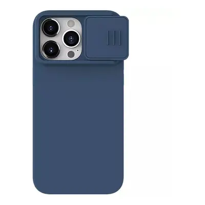 Nillkin CamShield Silky Silicone Case pro Iphone 15 Pro Max navy