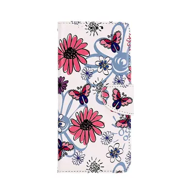 Pouzdro TopQ Xiaomi Redmi 12C knížkové Flowers 95573