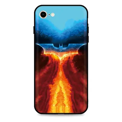 Kryt TopQ iPhone SE 2022 silikon Fiery Batman 74463