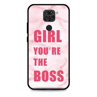 Kryt TopQ LUXURY Xiaomi Redmi Note 9 pevný Girl Boss 52471