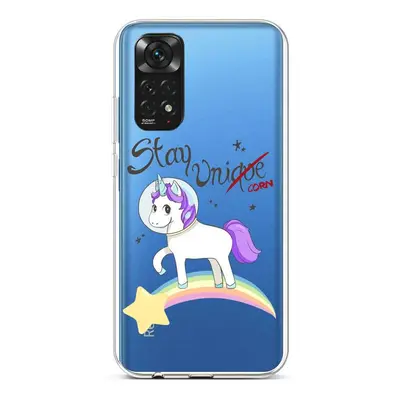 Kryt TopQ Xiaomi Redmi Note 11 silikon Stay Unicorn 67329