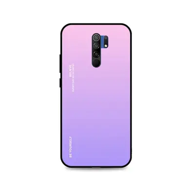 Kryt TopQ LUXURY Xiaomi Redmi 9 pevný duhový růžový 51009